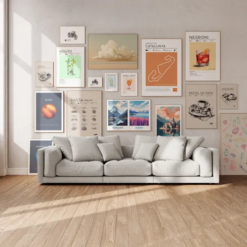 How to hang your art prints and posters