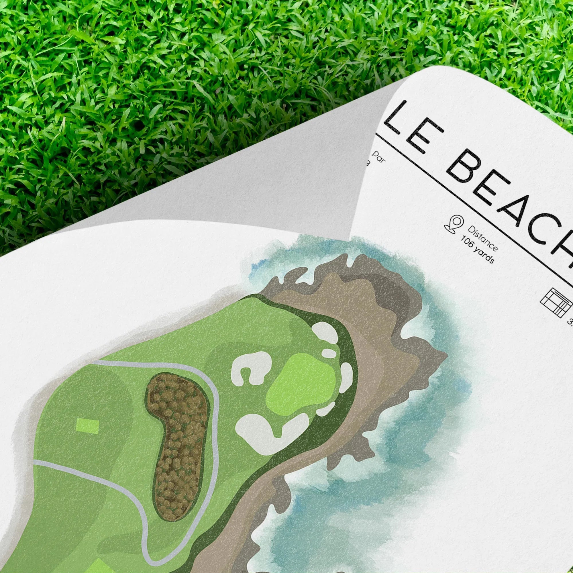 Golf Gift, Pebble Beach Golf Print