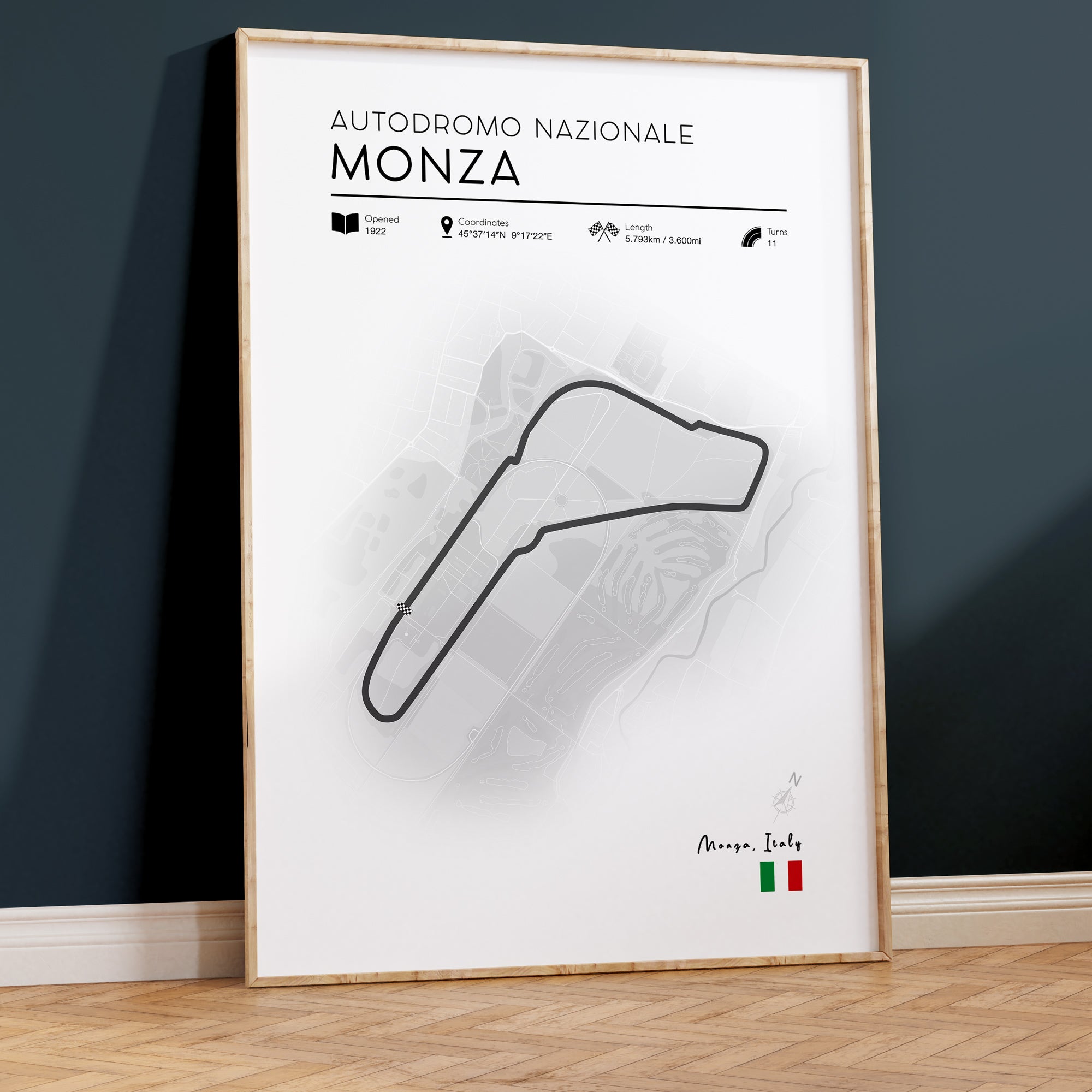 F1 Circuit Poster - Monza