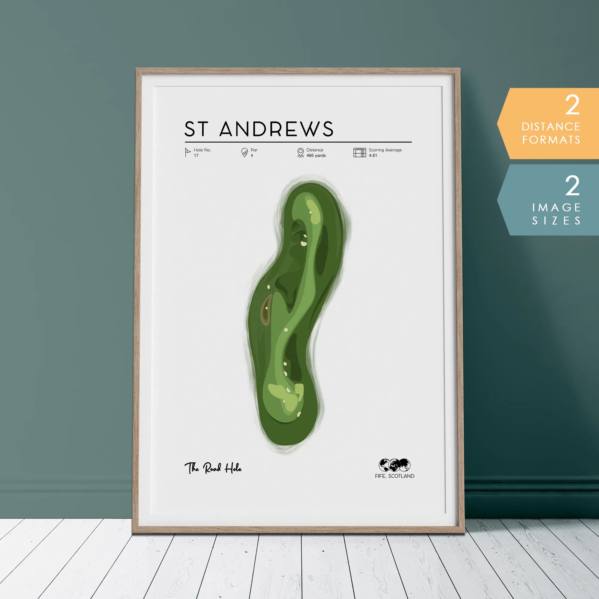Golf Gift, St Andrews Hole 17 Golf Course Print