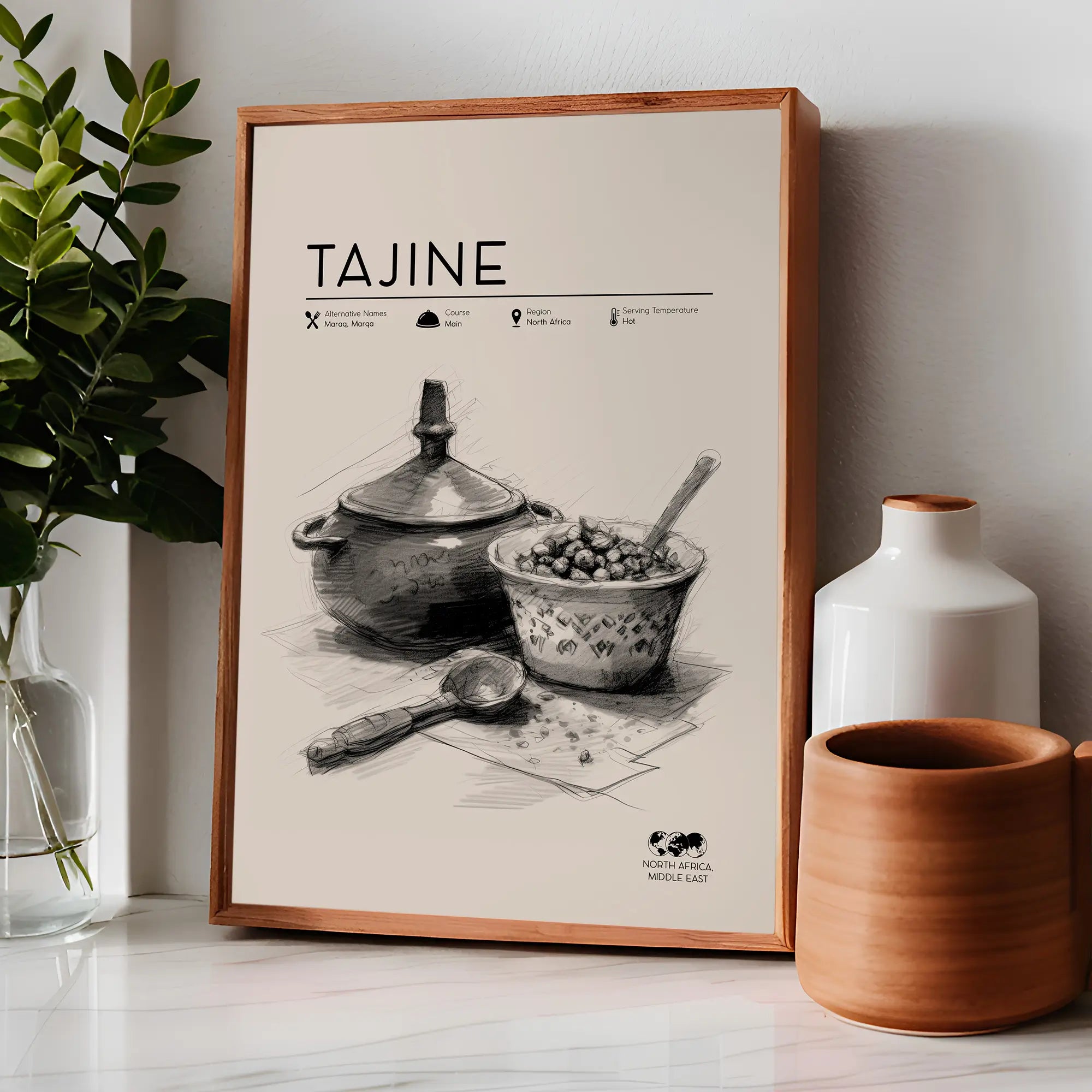 Moroccan Tajine Kitchen Art