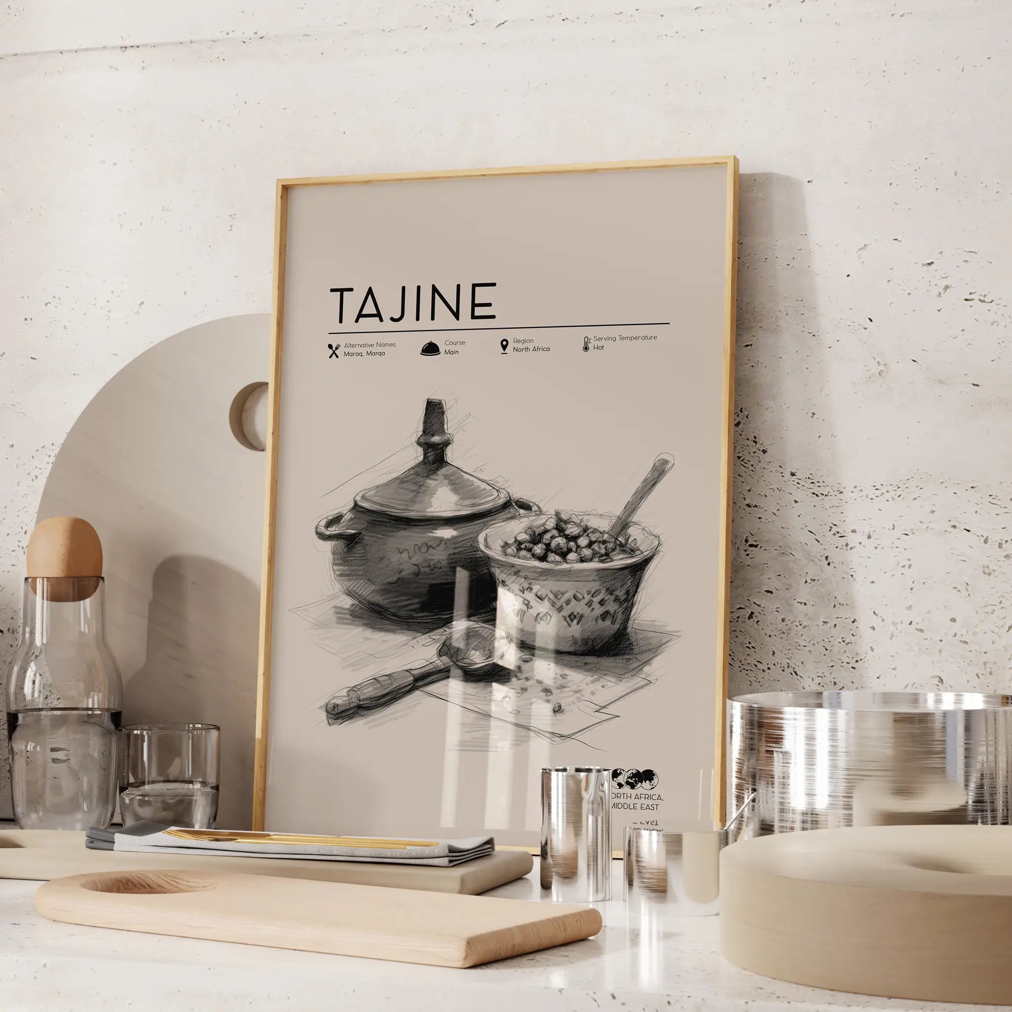 Moroccan Tajine Kitchen Art
