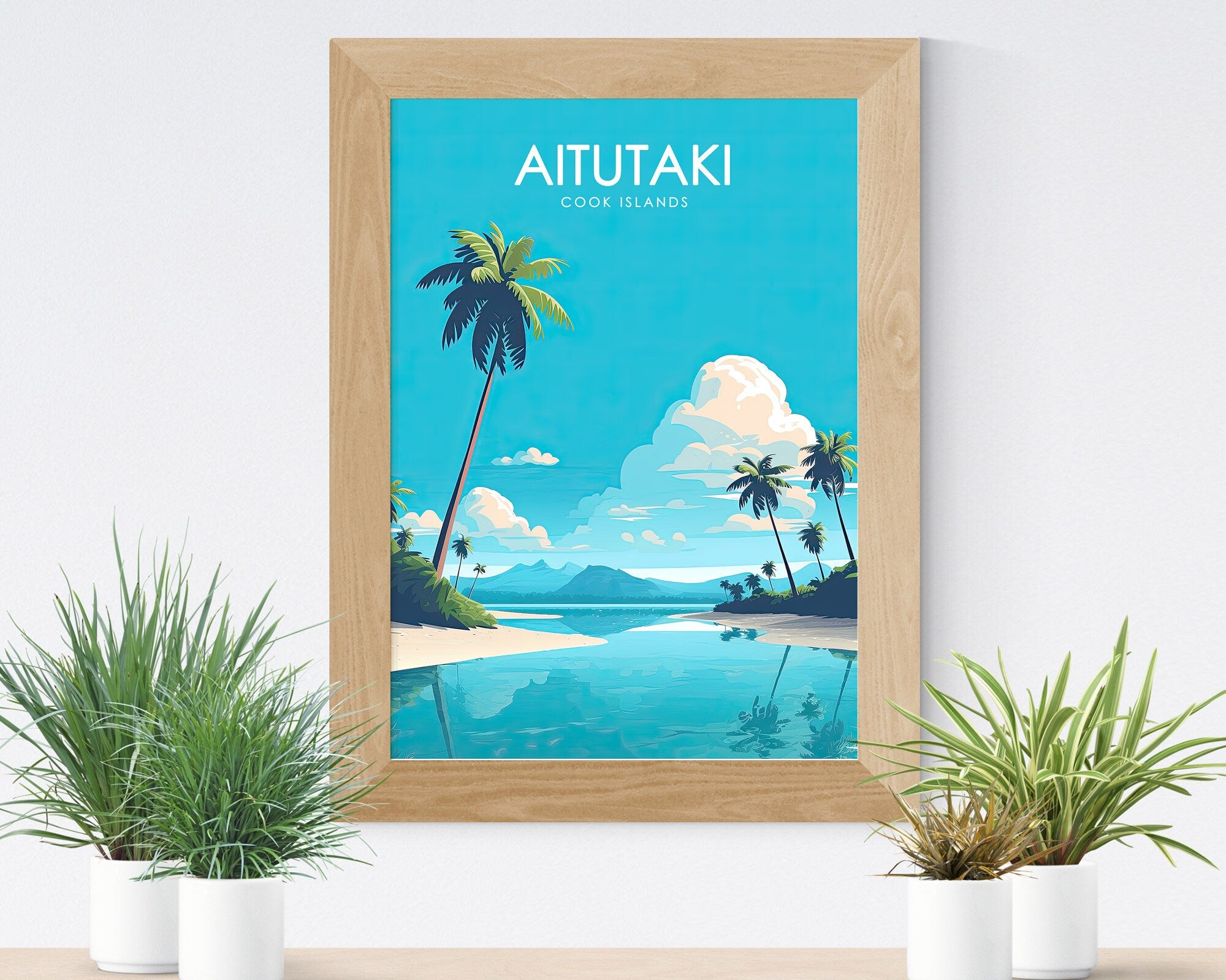 Aitutaki, Cook Islands Travel Poster