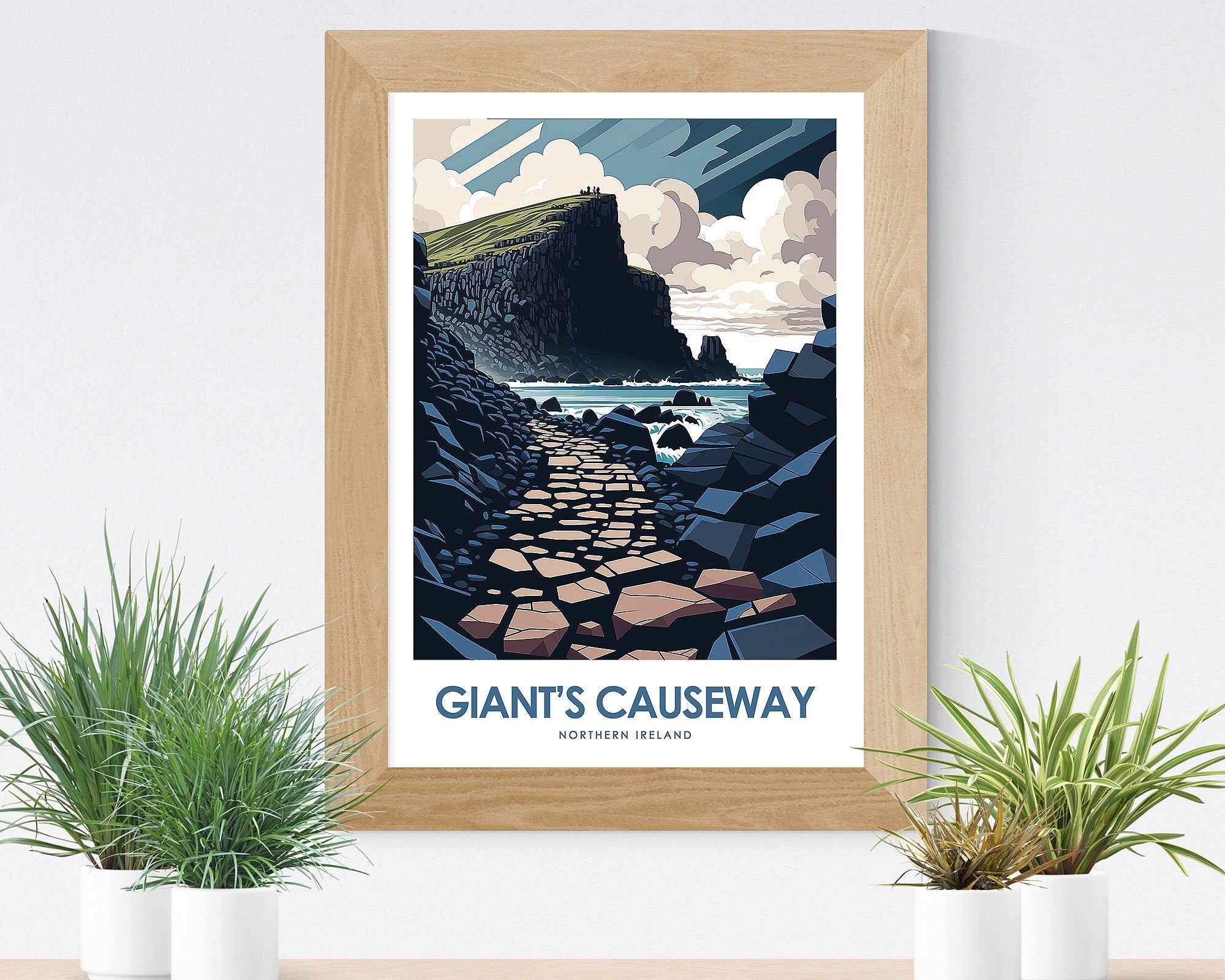 Giant's Causeway Travel Poster