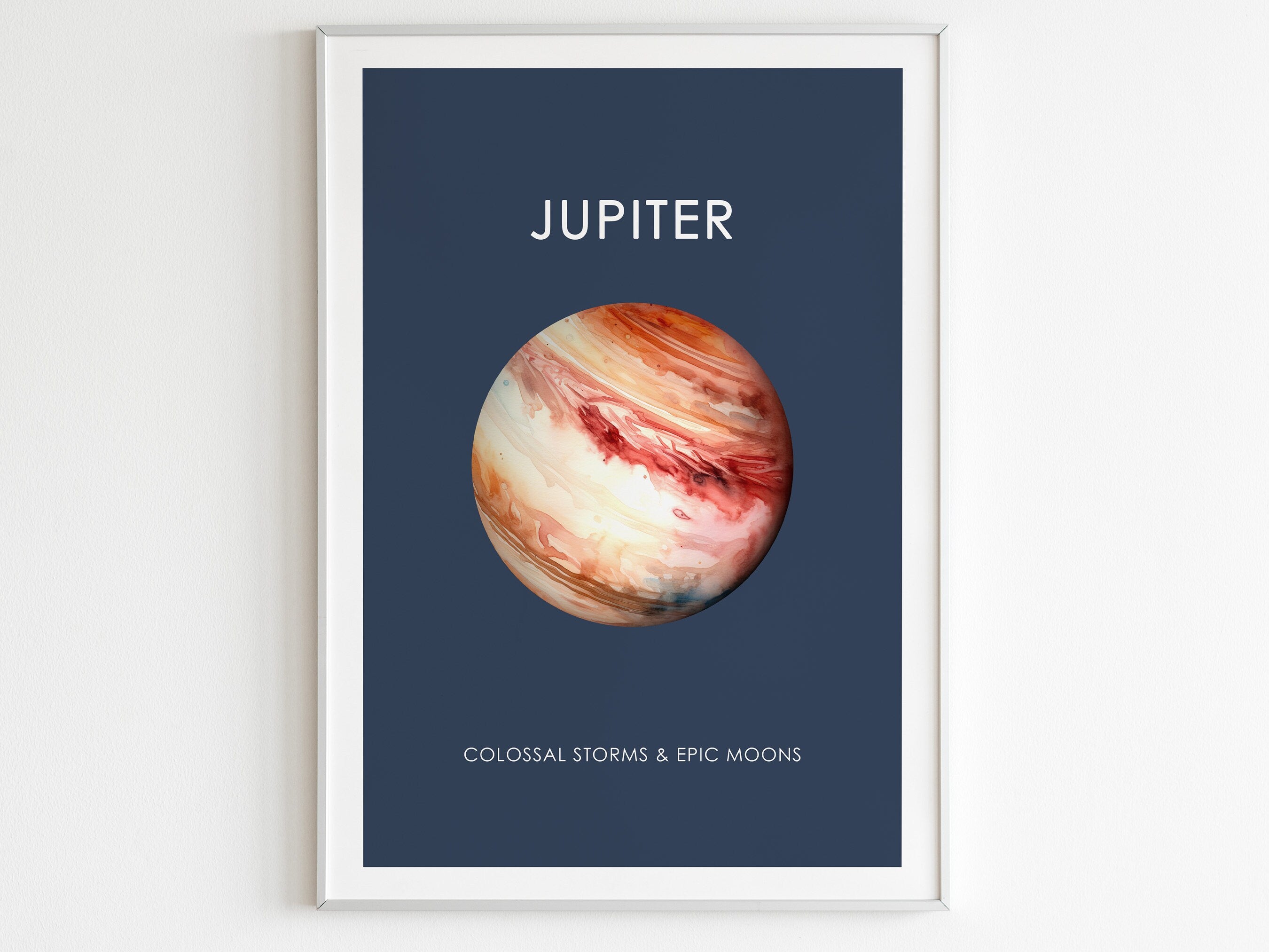 Kids Science Poster, Planet Jupiter Print