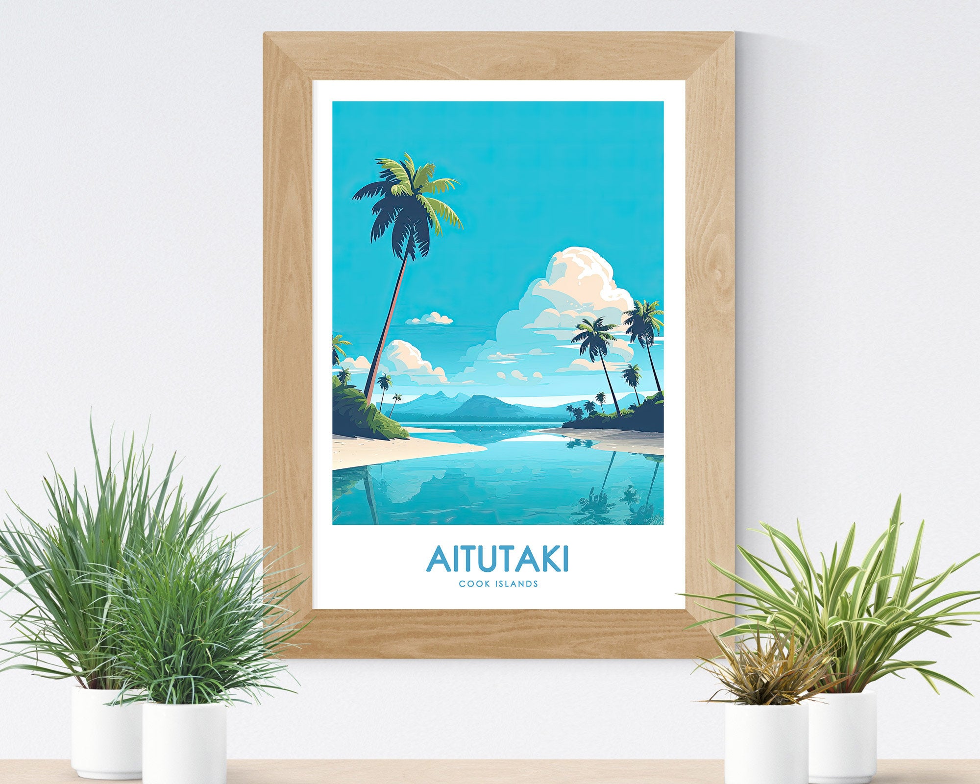 Aitutaki, Cook Islands Travel Poster