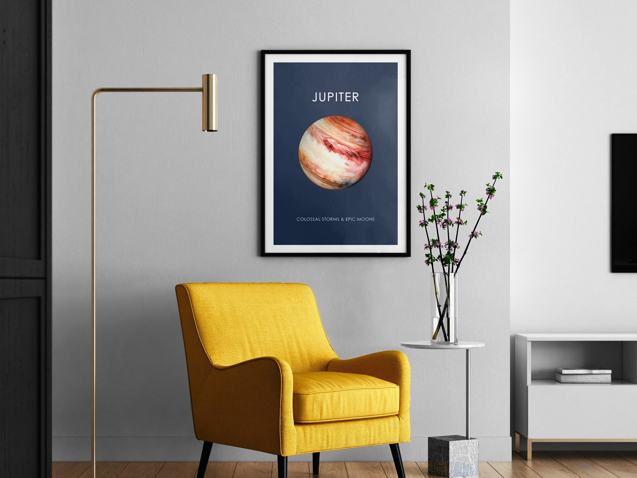 Kids Science Poster, Planet Jupiter Print