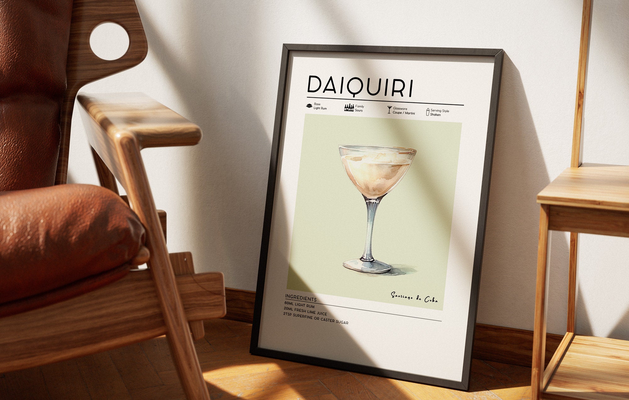 Daiquiri Cocktail Poster