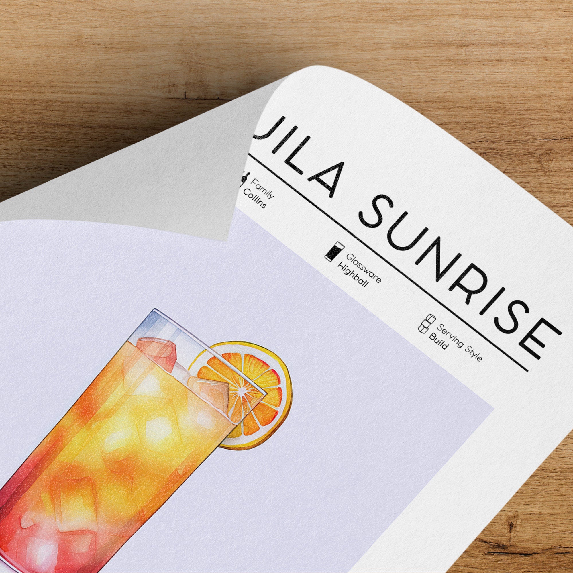 Tequila Cocktail Poster