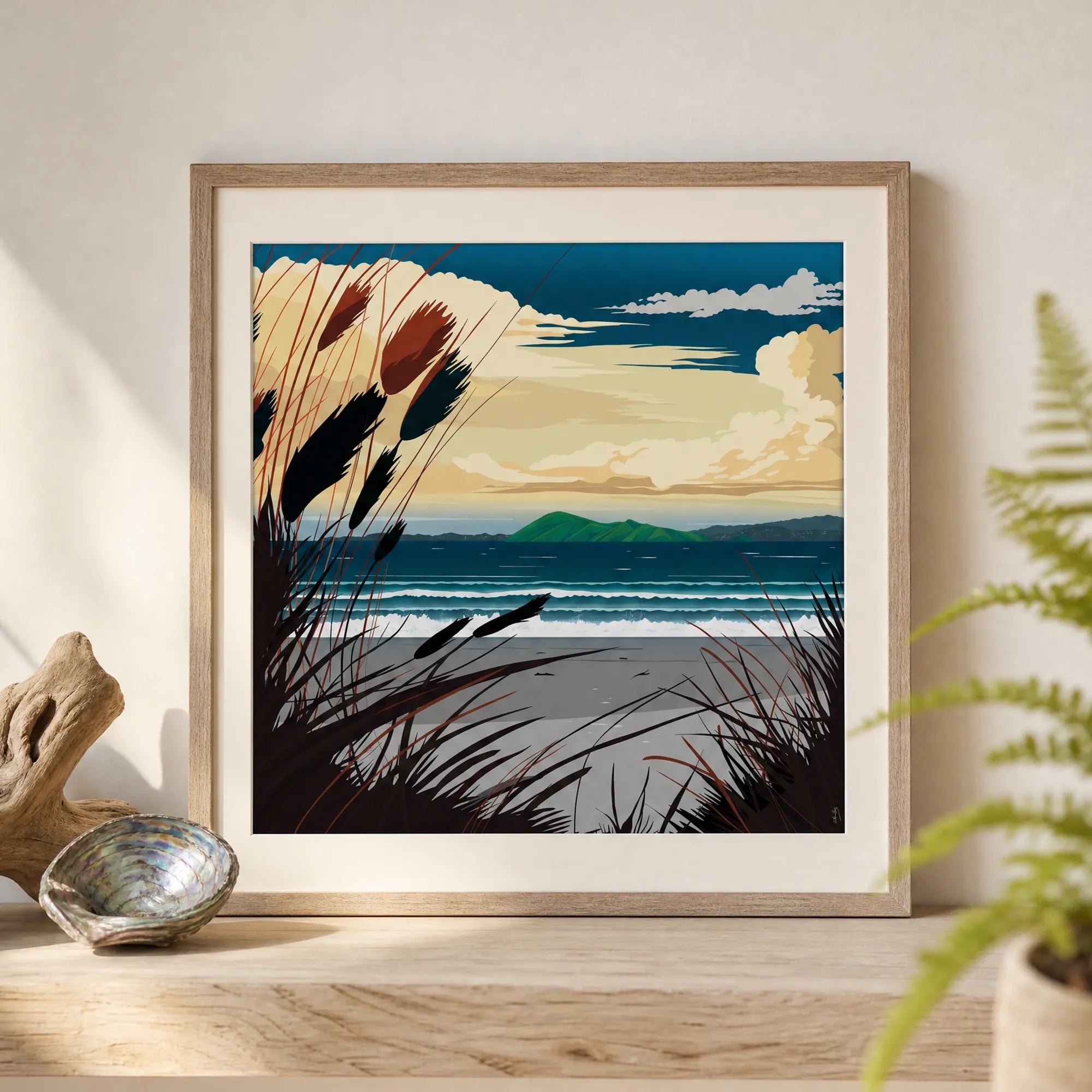 Petone Beach NZ Art Print