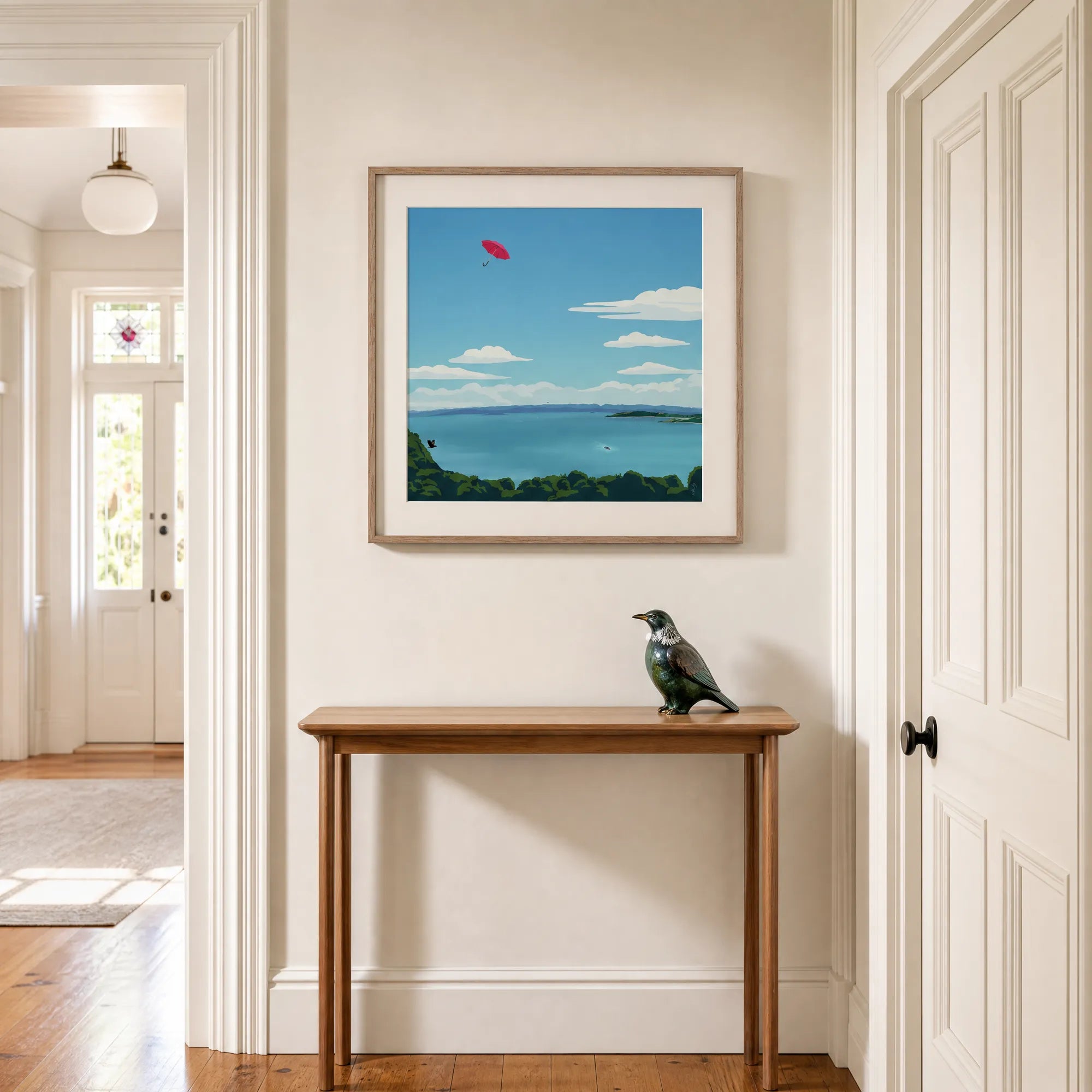 Wellington Harbour NZ Art Print – Rainbrella