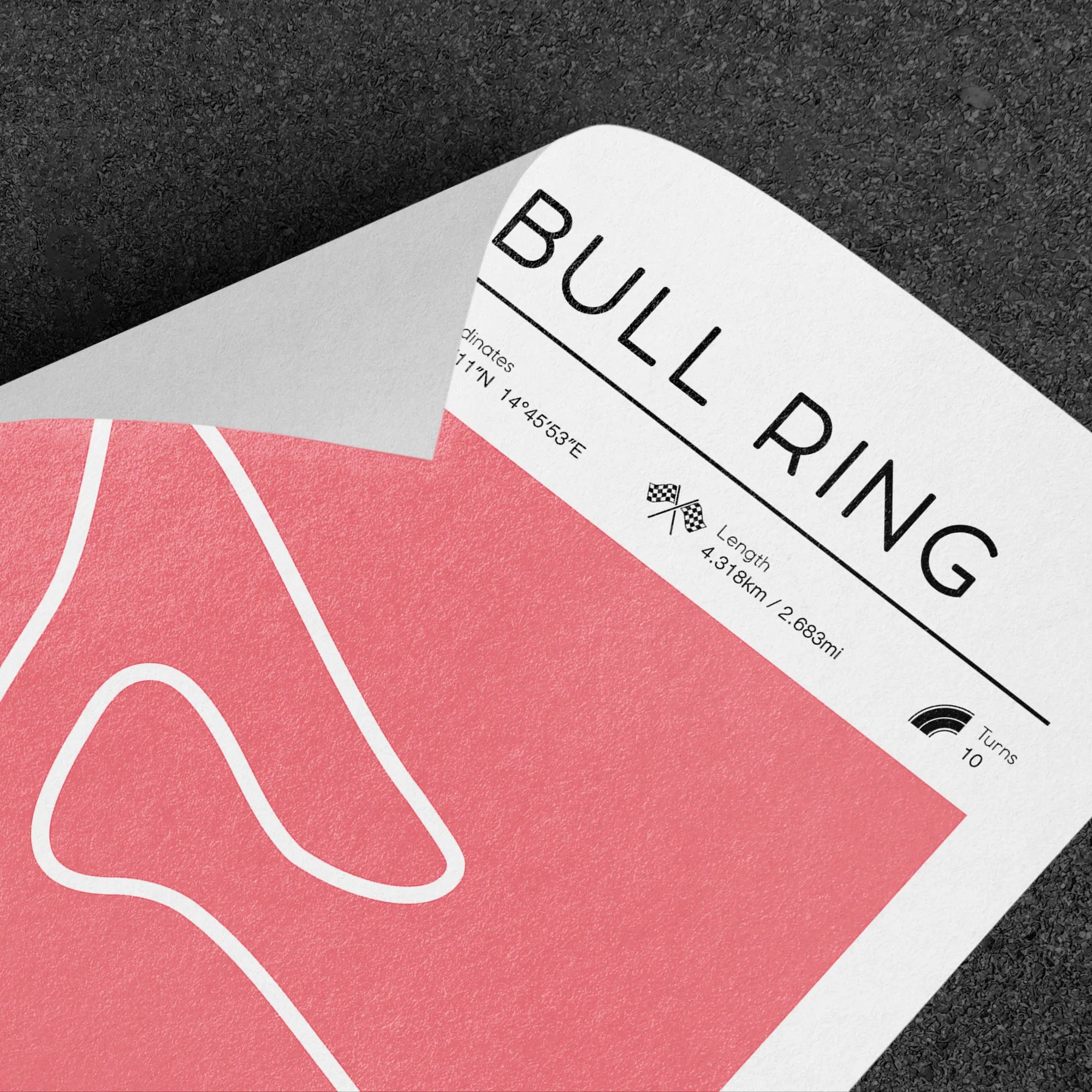 Red Bull Ring Poster – Vintage F1 Circuit Print (Austria)