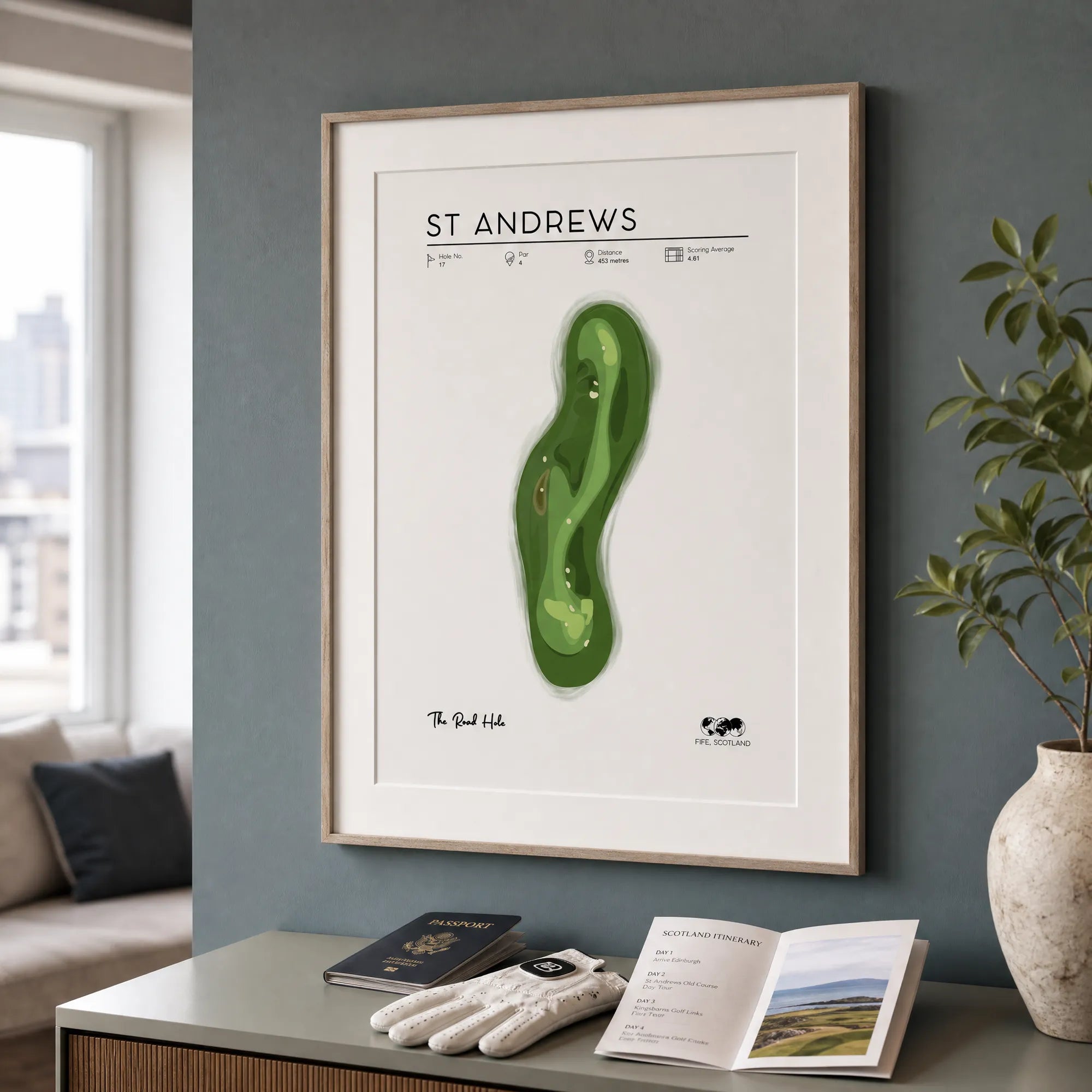 St Andrews Print: The Road Hole (Hole 17)