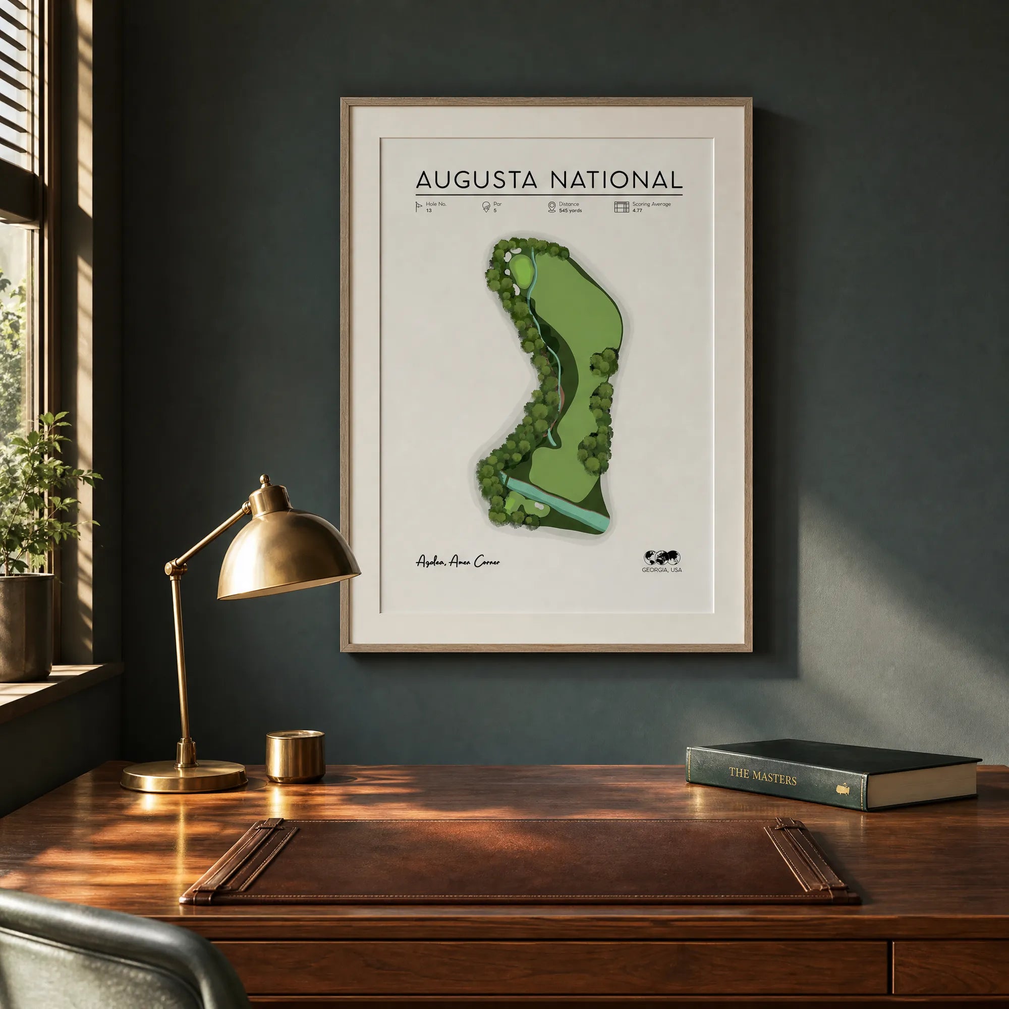 Golf Course Print | Georgia Course Hole 13
