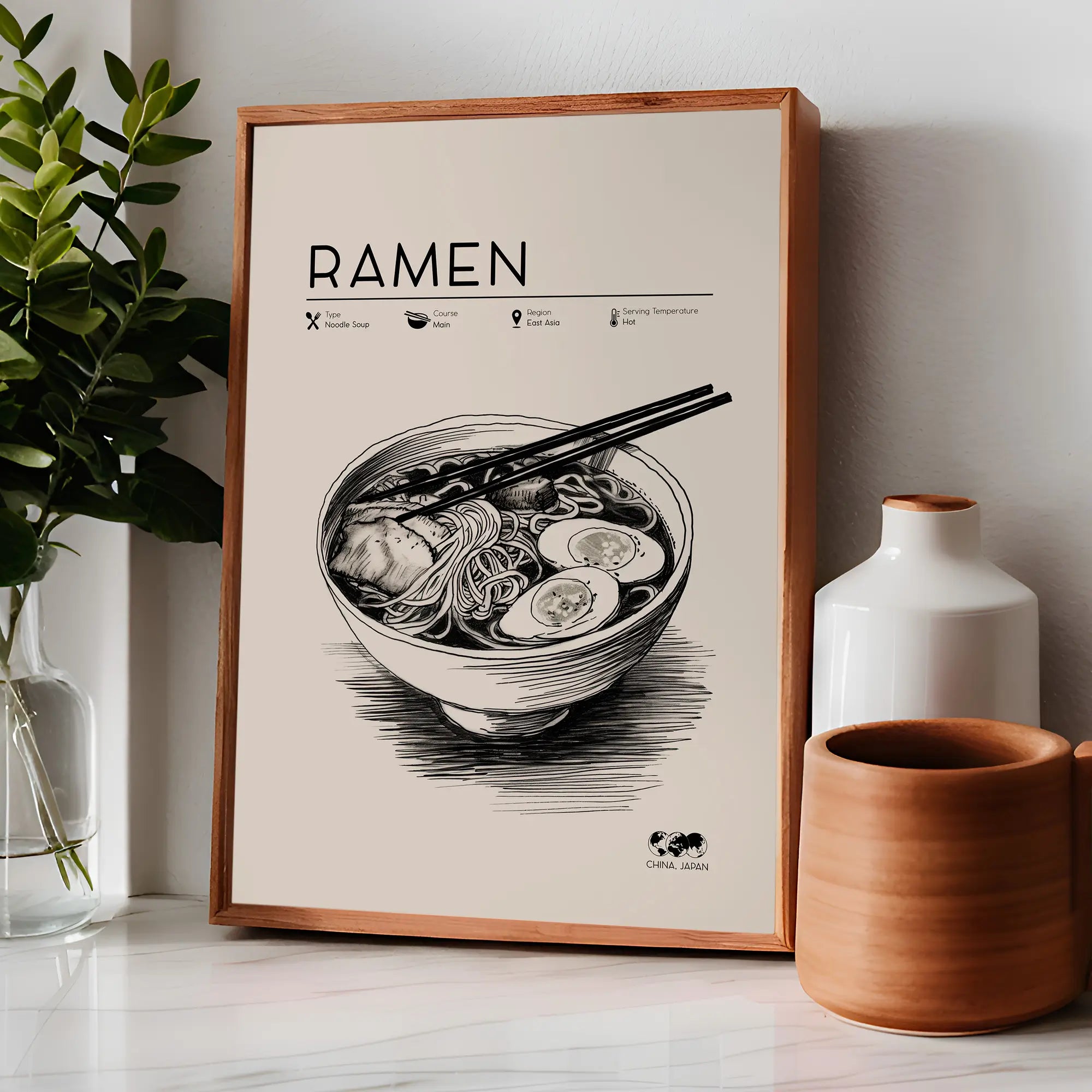 Japanese Ramen Kitchen Art