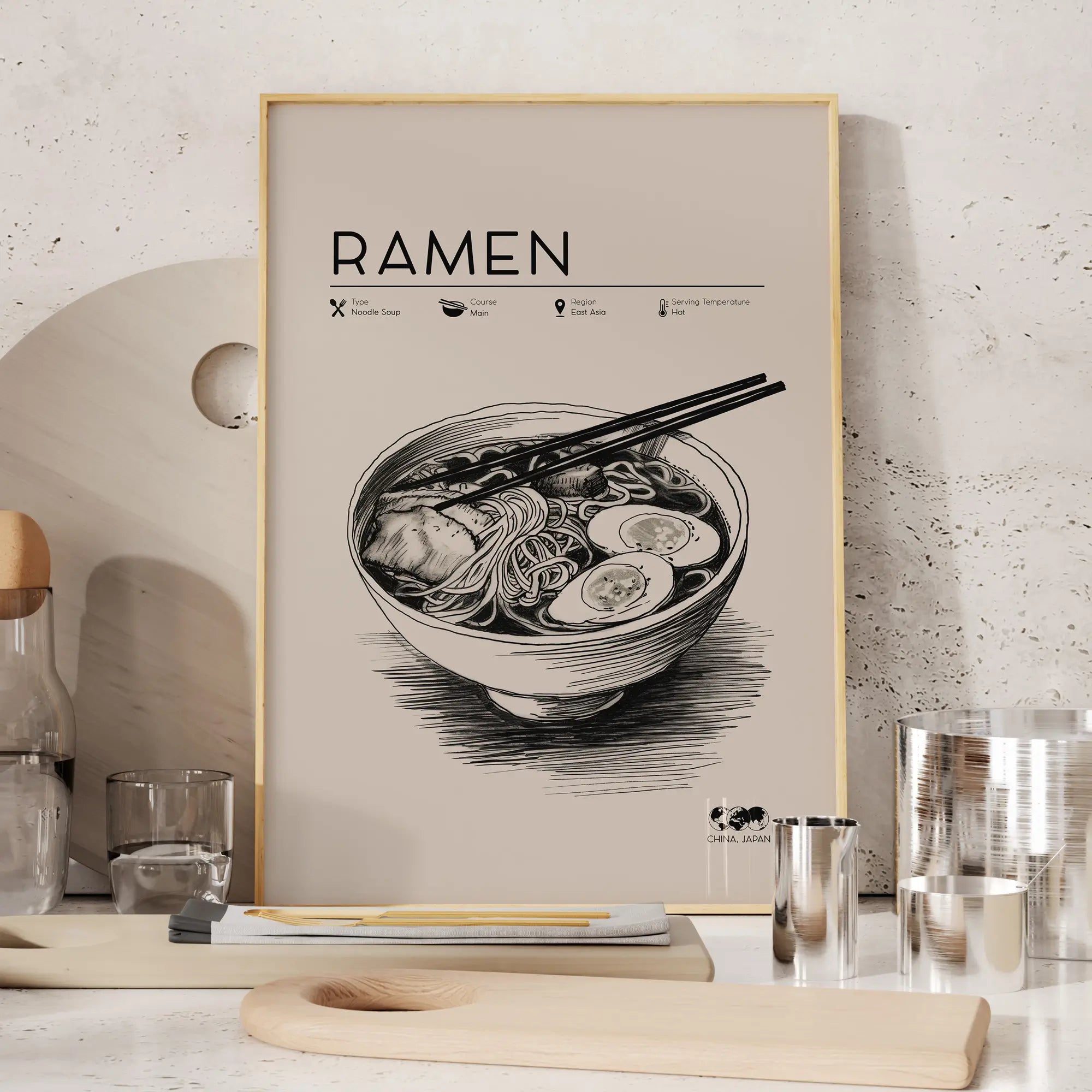 Japanese Ramen Kitchen Art