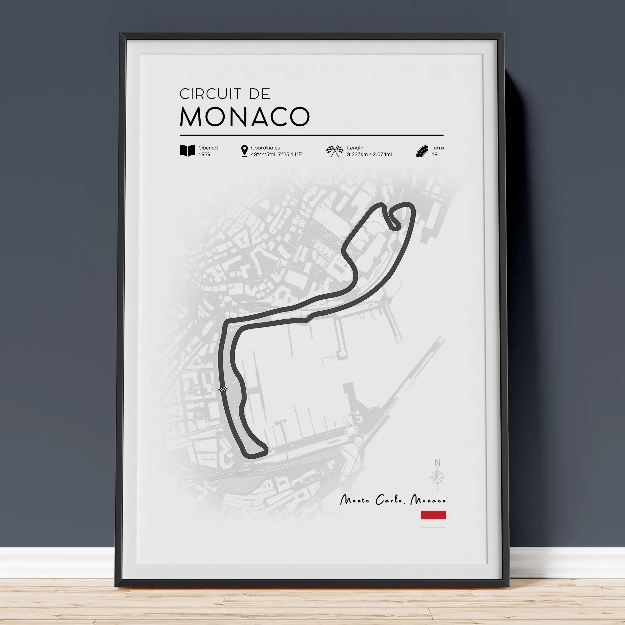 F1 Circuit Map, Circuit de Monaco