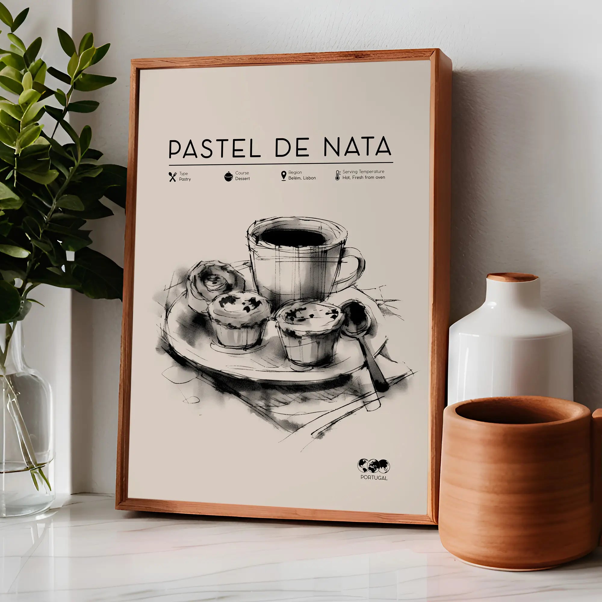 Pastel de Nata Kitchen Print