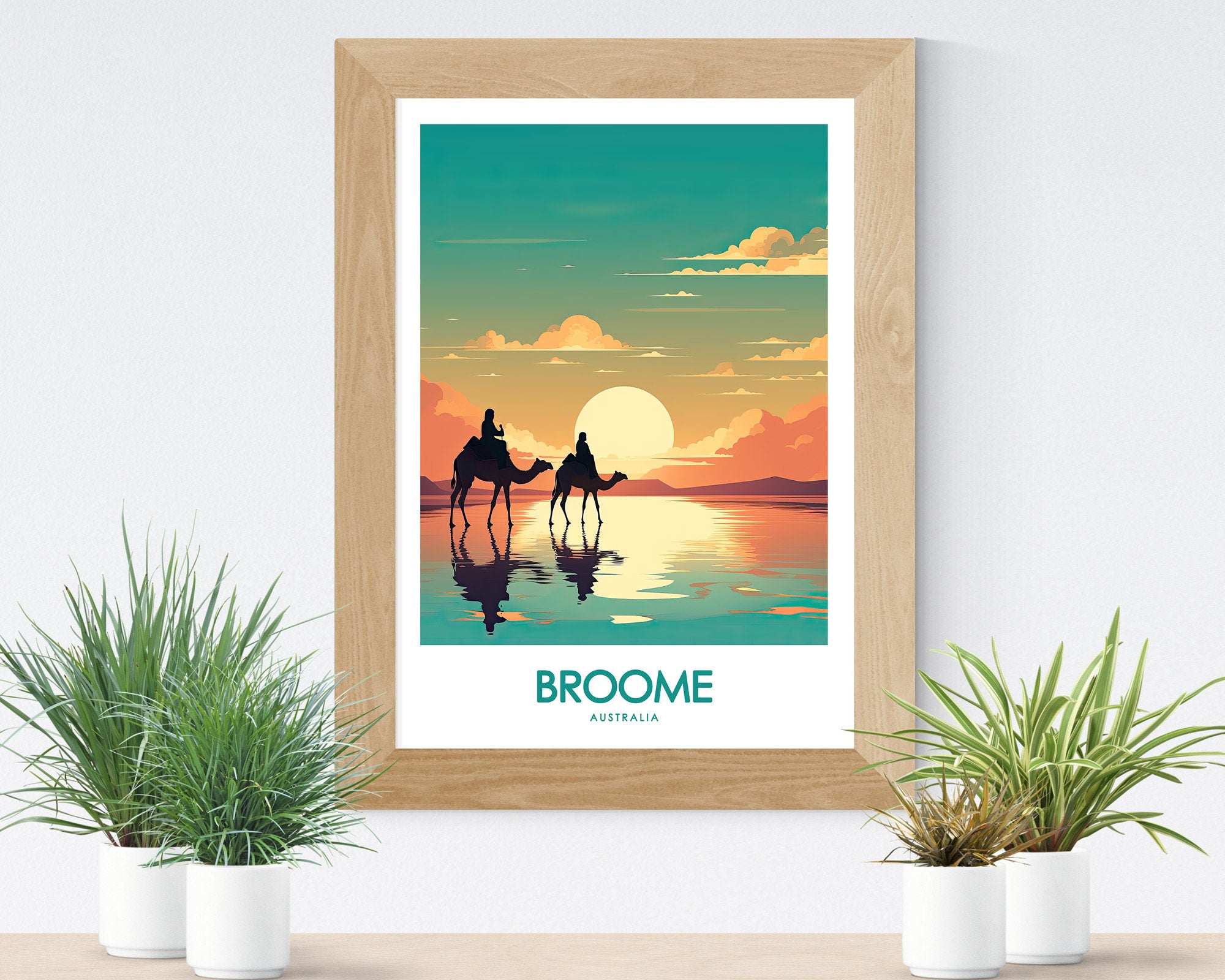 Broome Australia Travel Poster