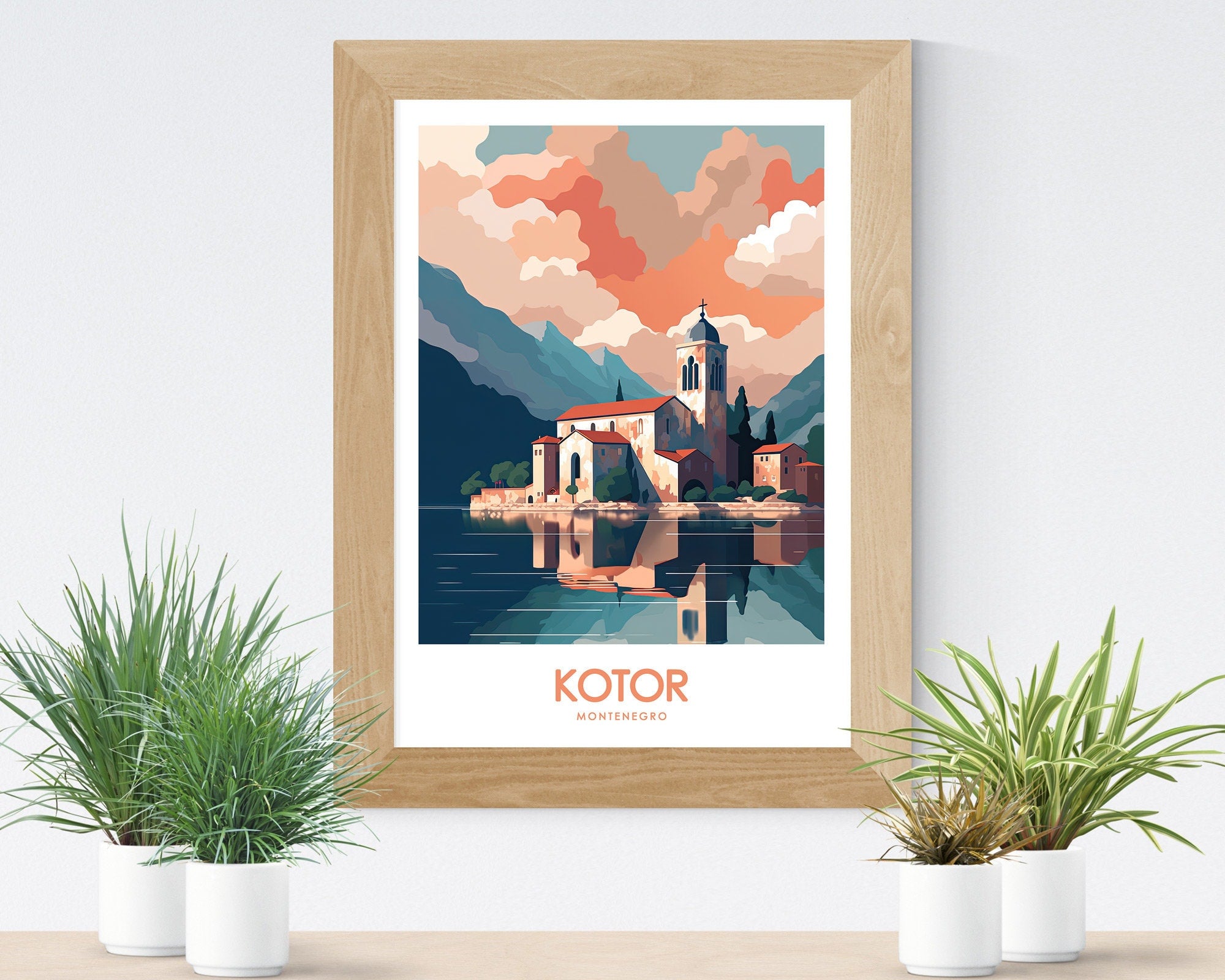 Kotor Montenegro Travel Poster