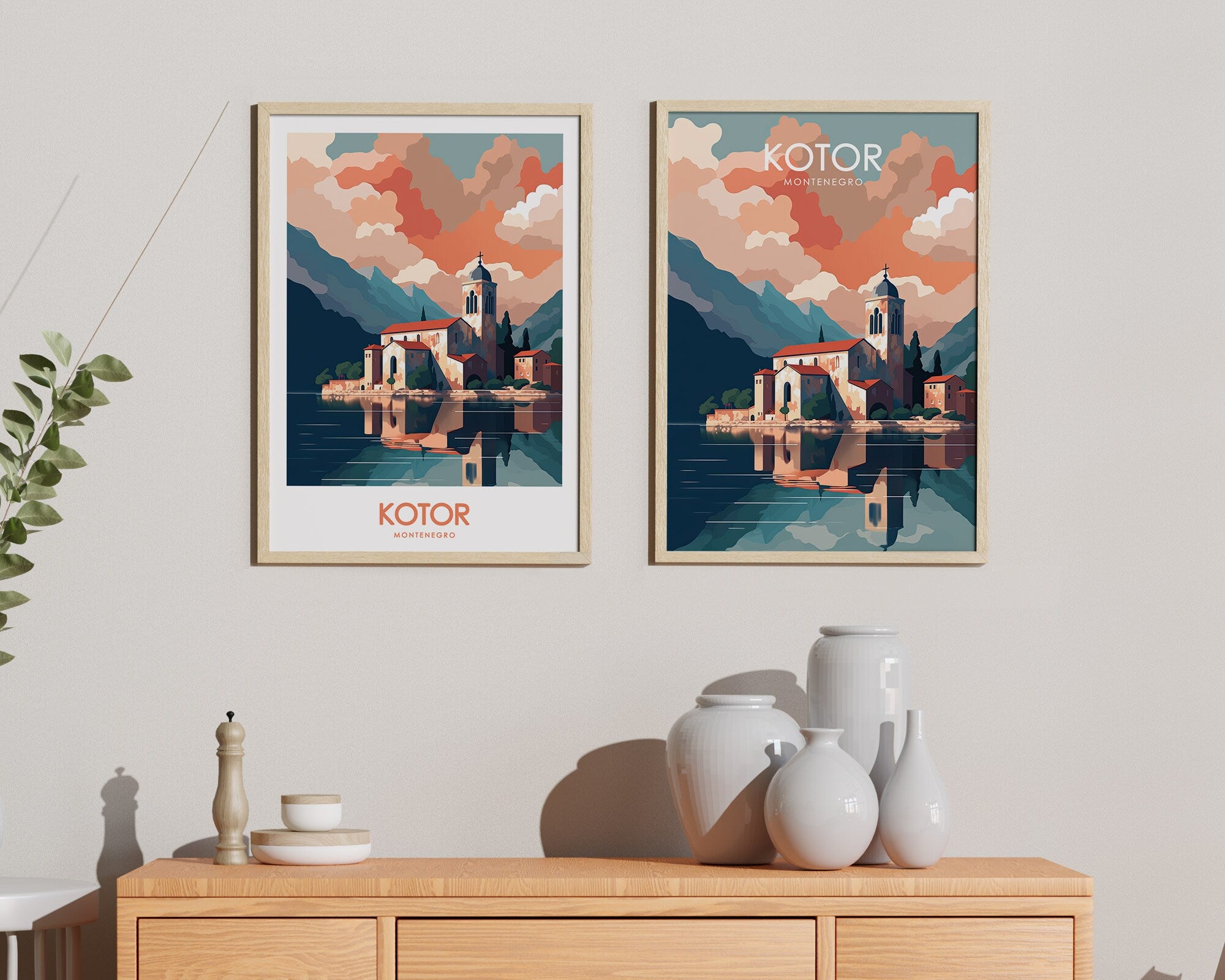 Kotor Montenegro Travel Poster