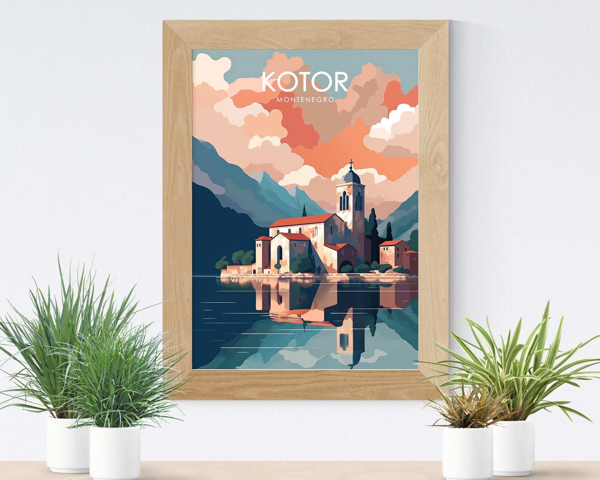 Kotor Montenegro Travel Poster