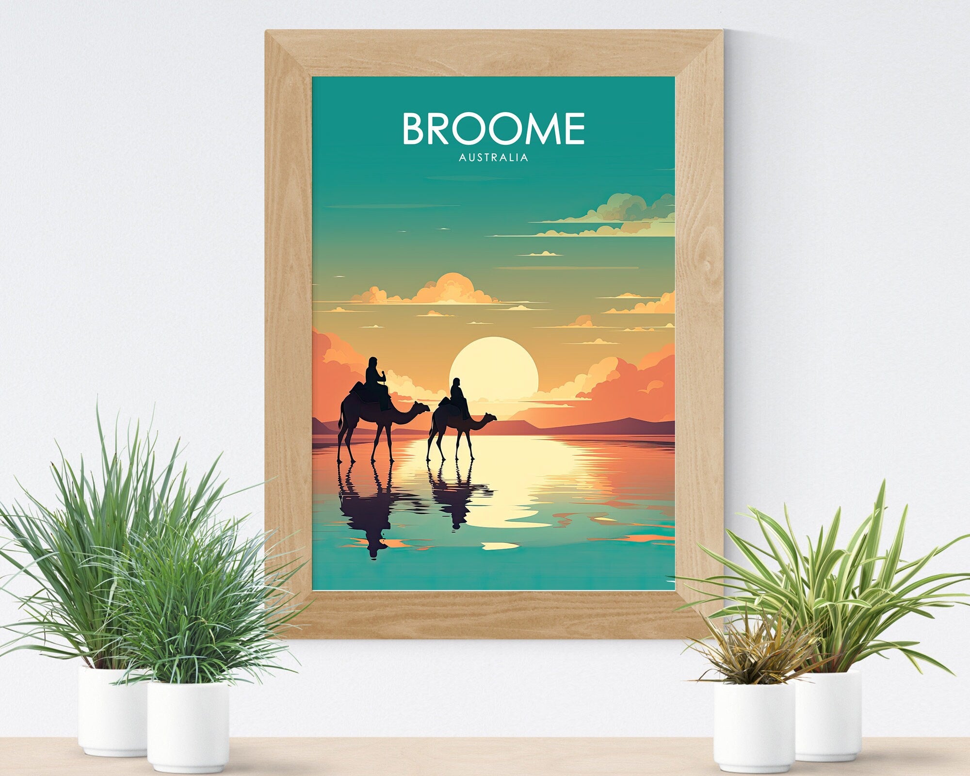 Broome Australia Travel Poster