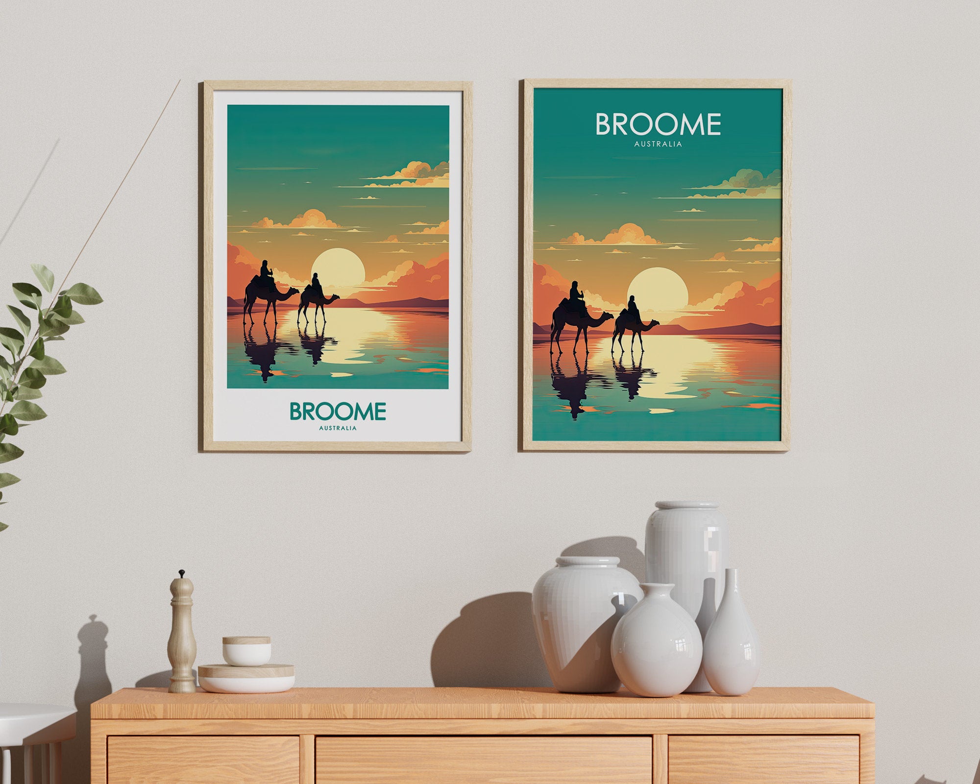 Broome Australia Travel Poster