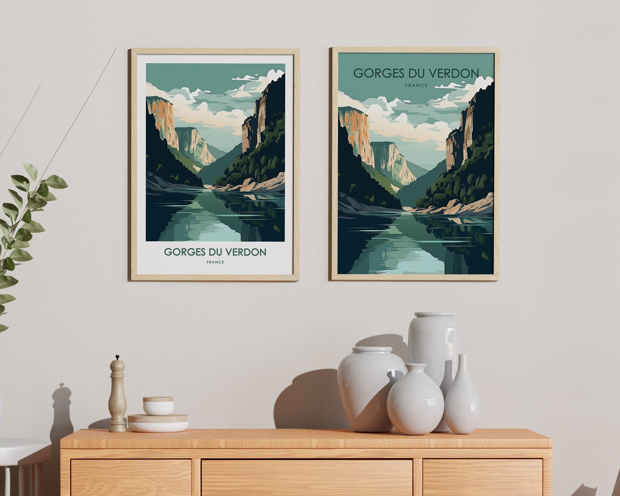 Gorges du Verdon France Travel Poster