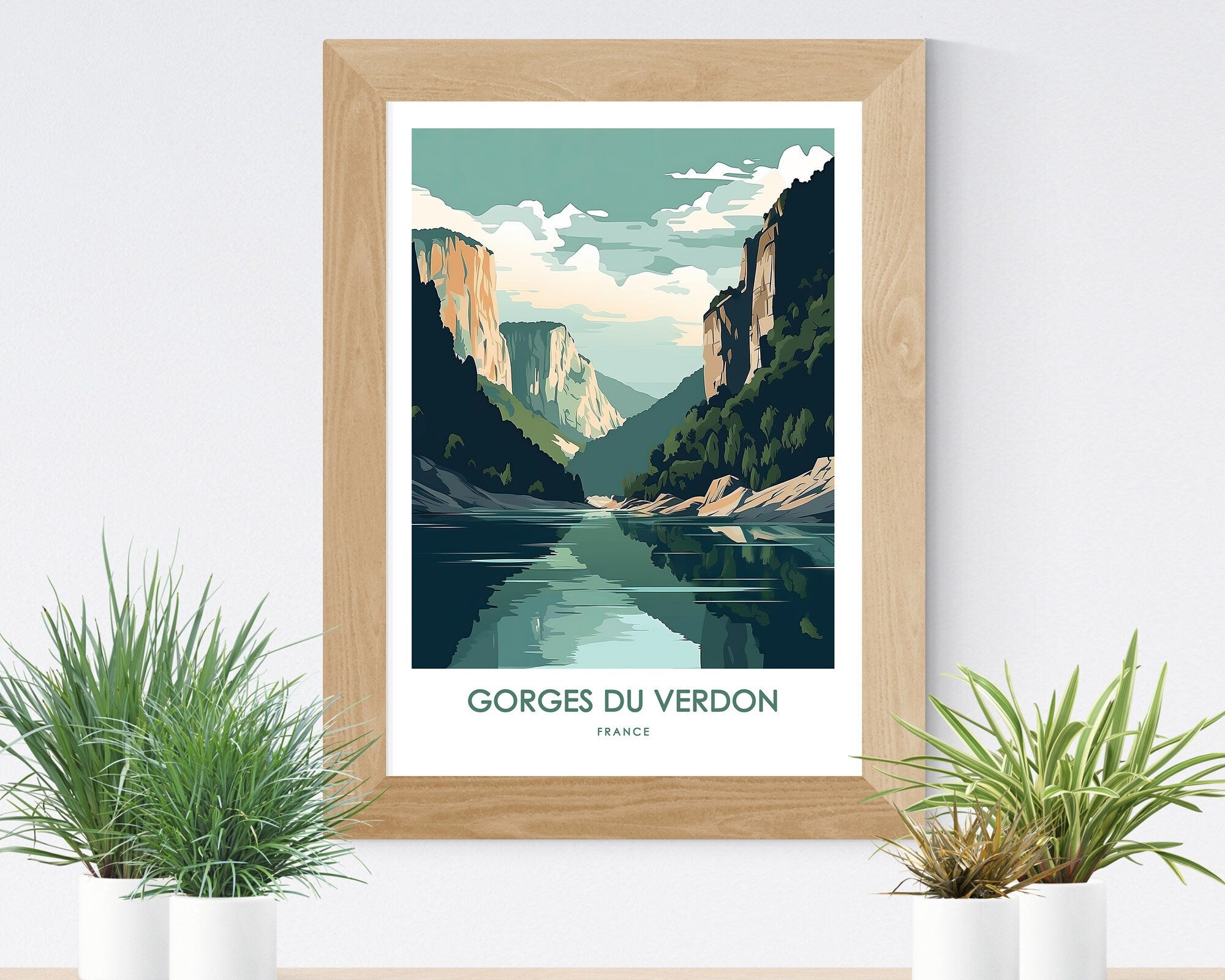 Gorges du Verdon France Travel Poster