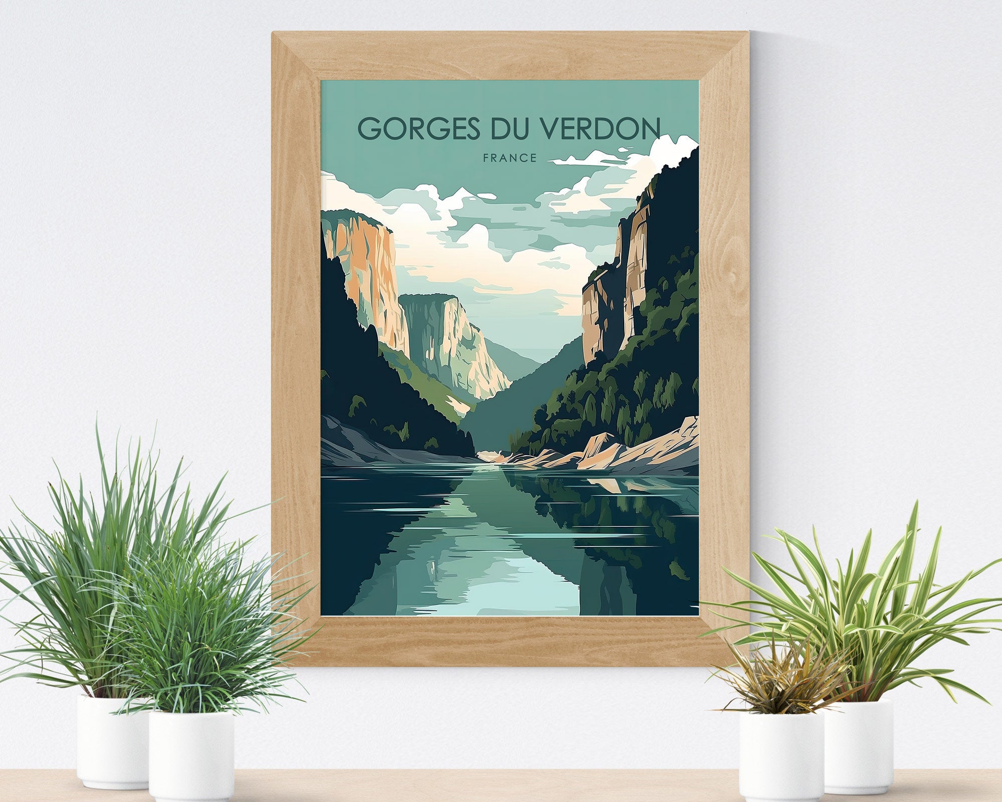 Gorges du Verdon France Travel Poster