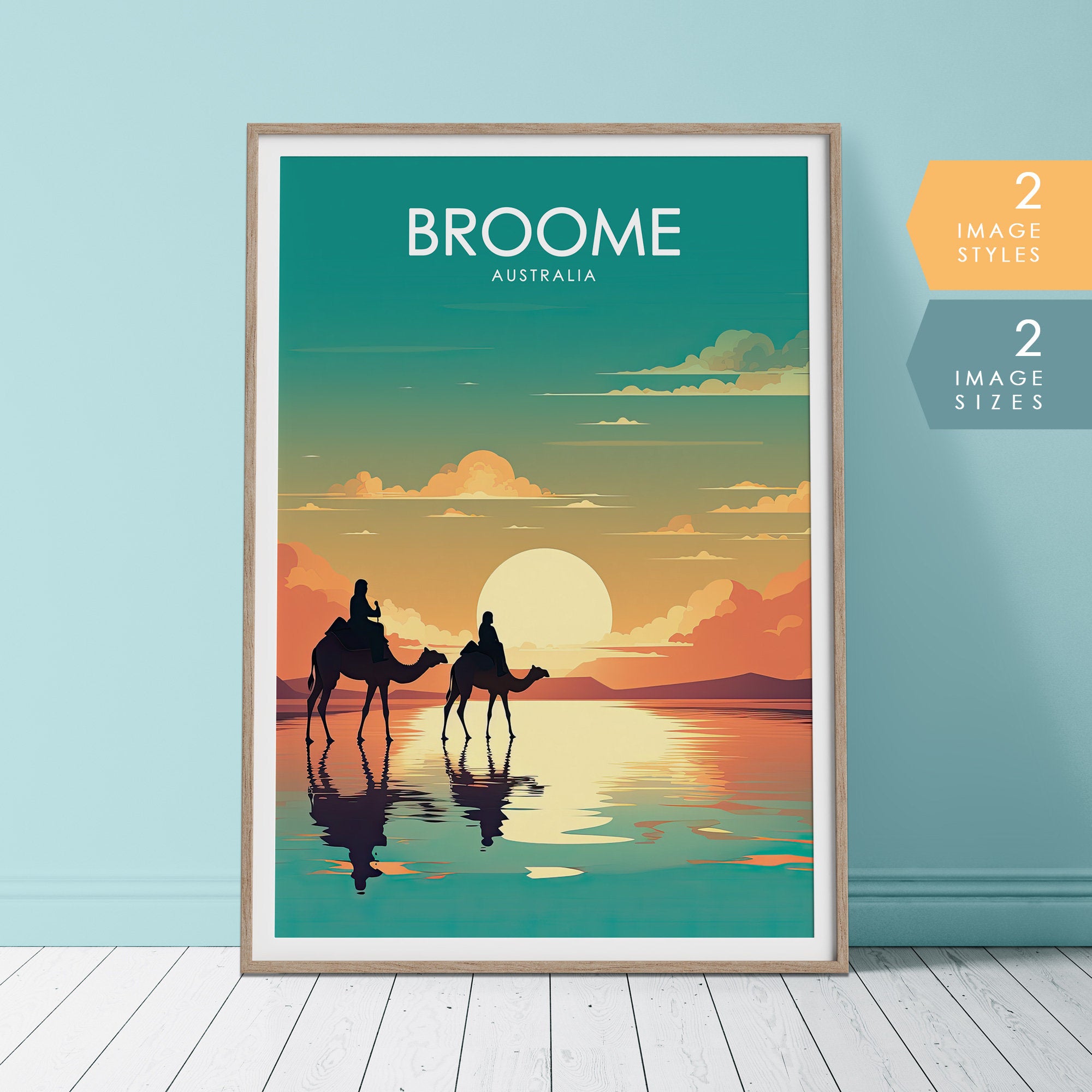 Broome Australia Travel Poster