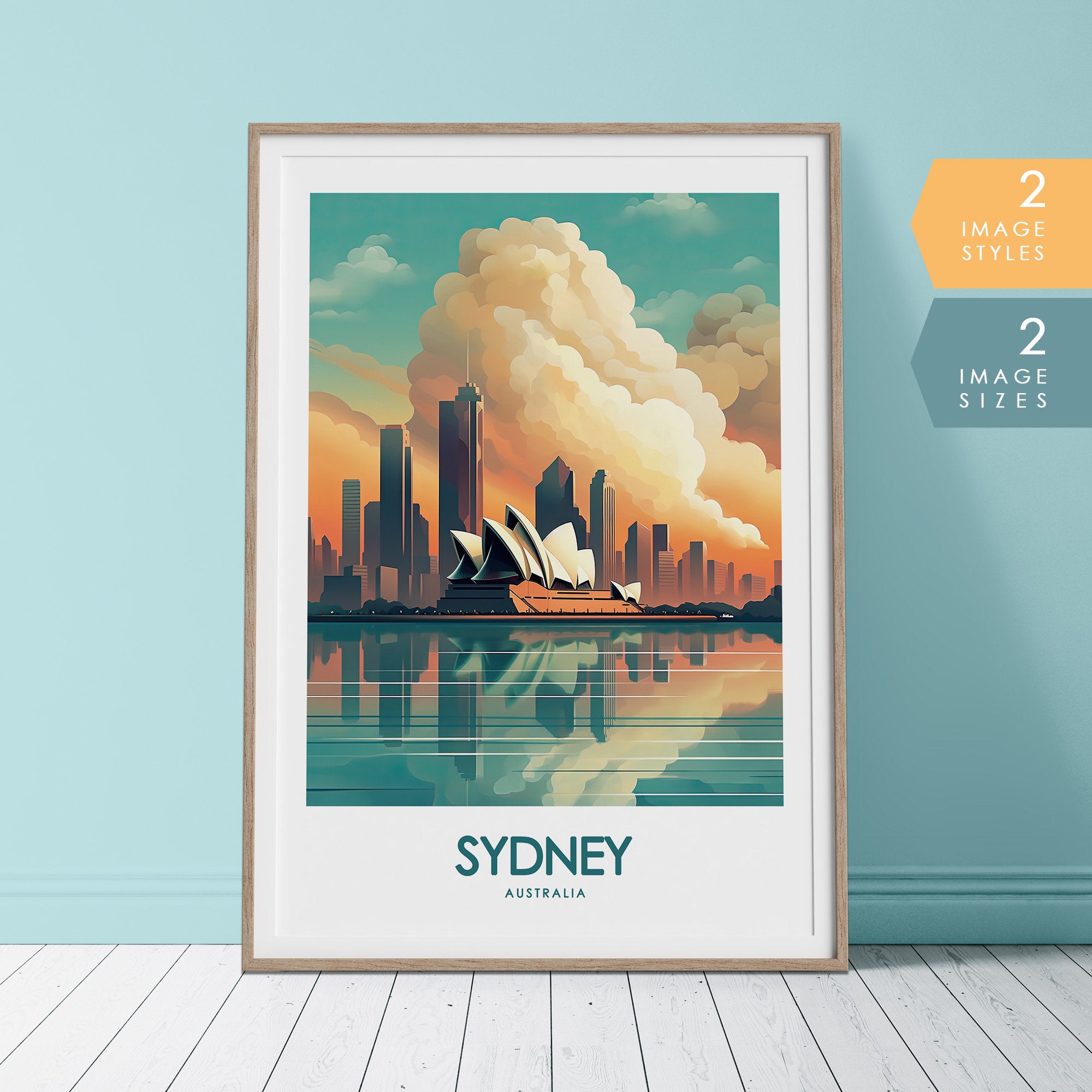 Sydney Australia Travel Poster