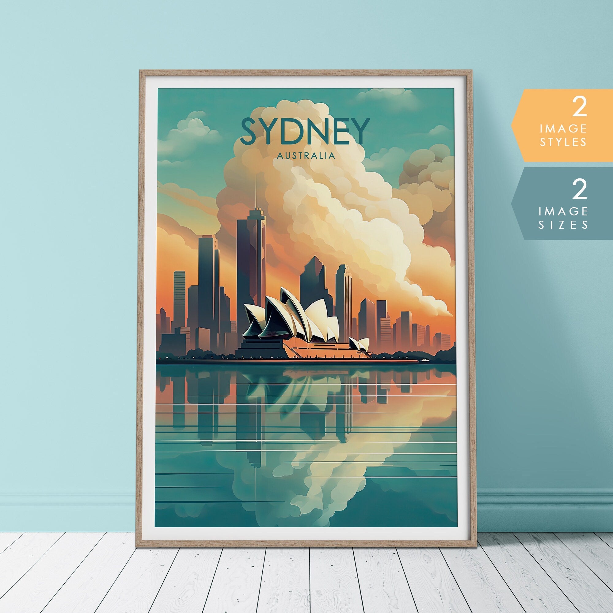 Sydney Australia Travel Poster