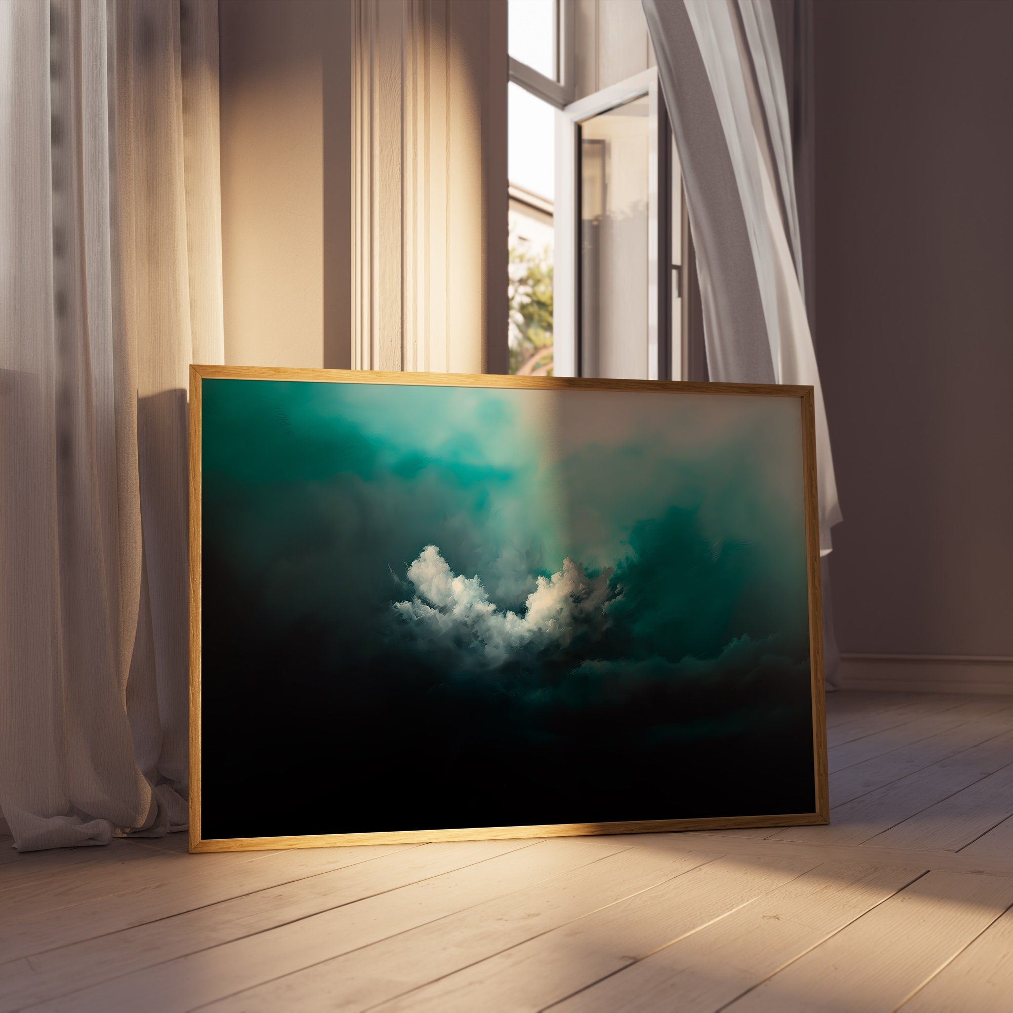 Moody Landscape Surrealism Cloud Painting