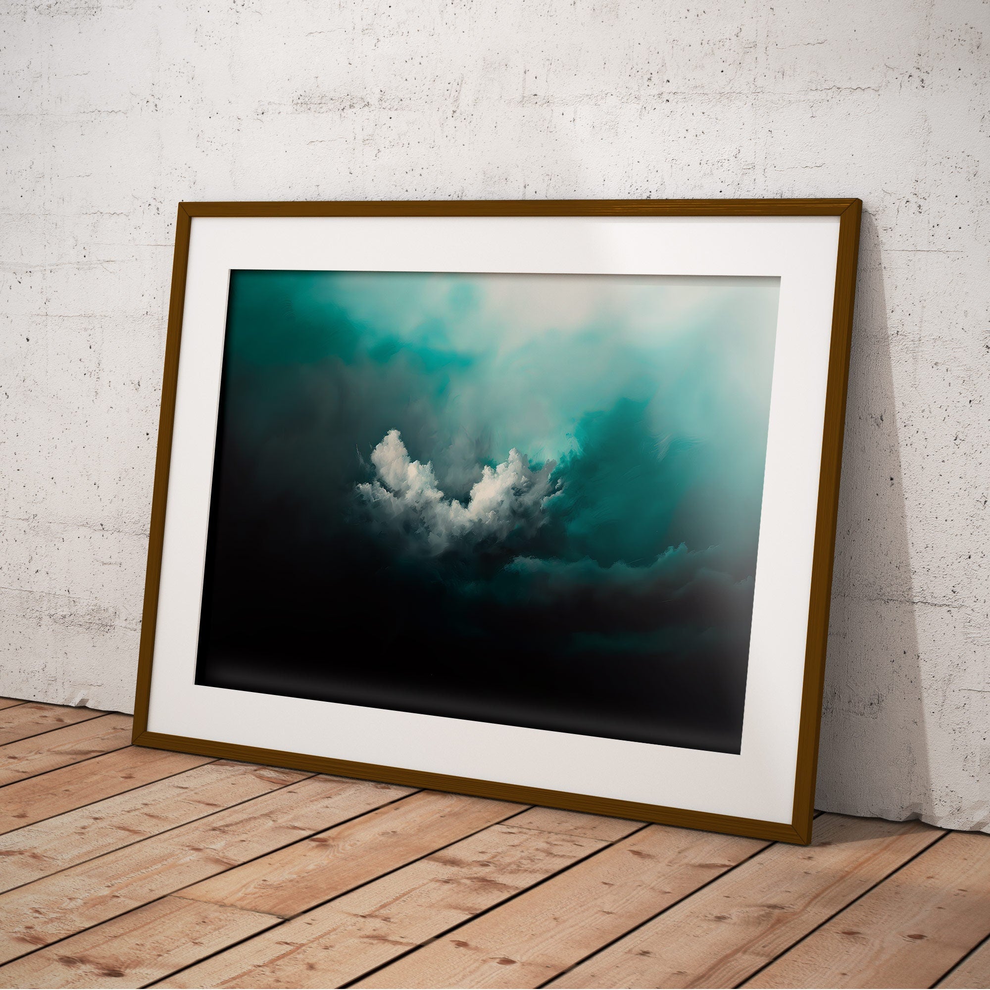 Moody Landscape Surrealism Cloud Painting