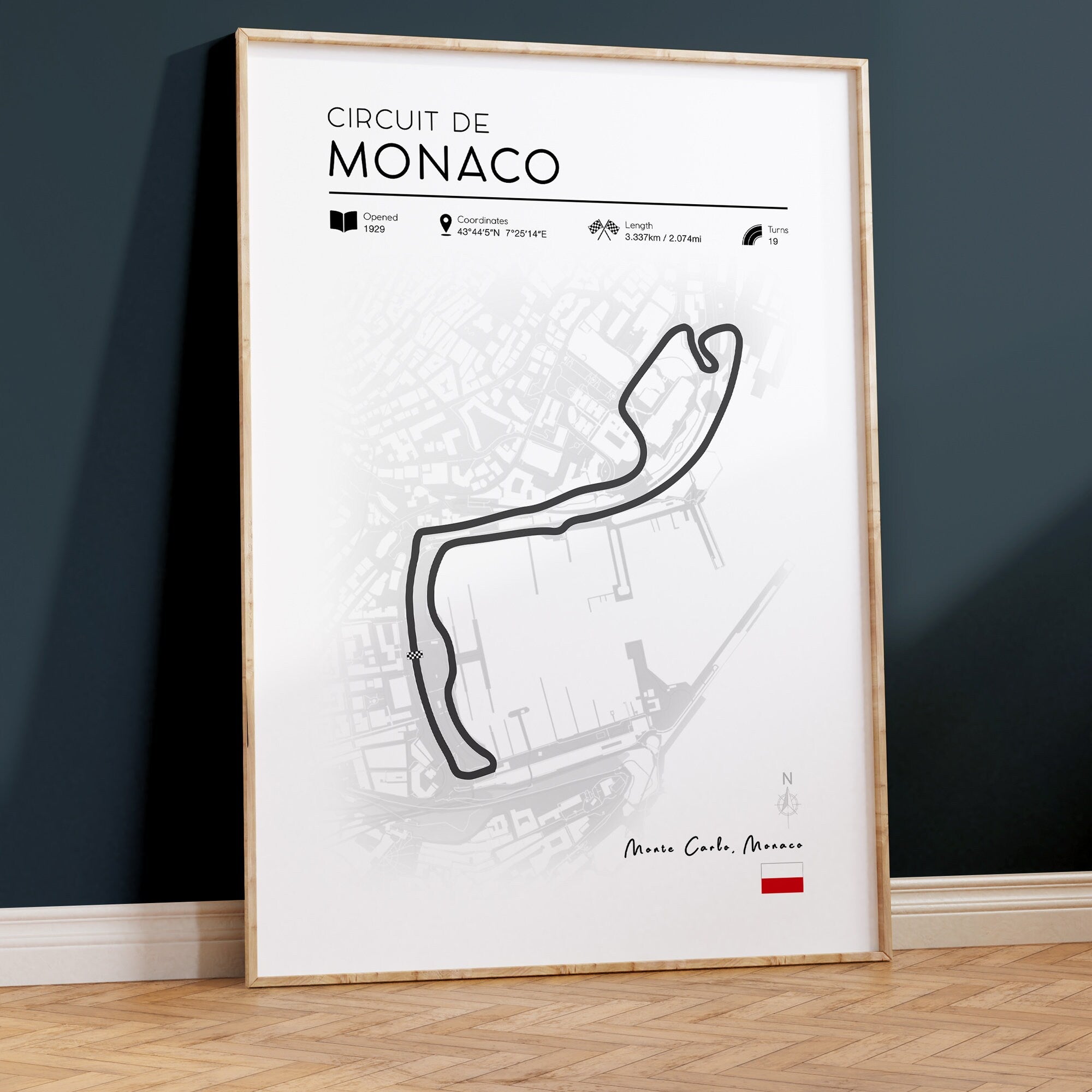 F1 Circuit Map, Circuit de Monaco