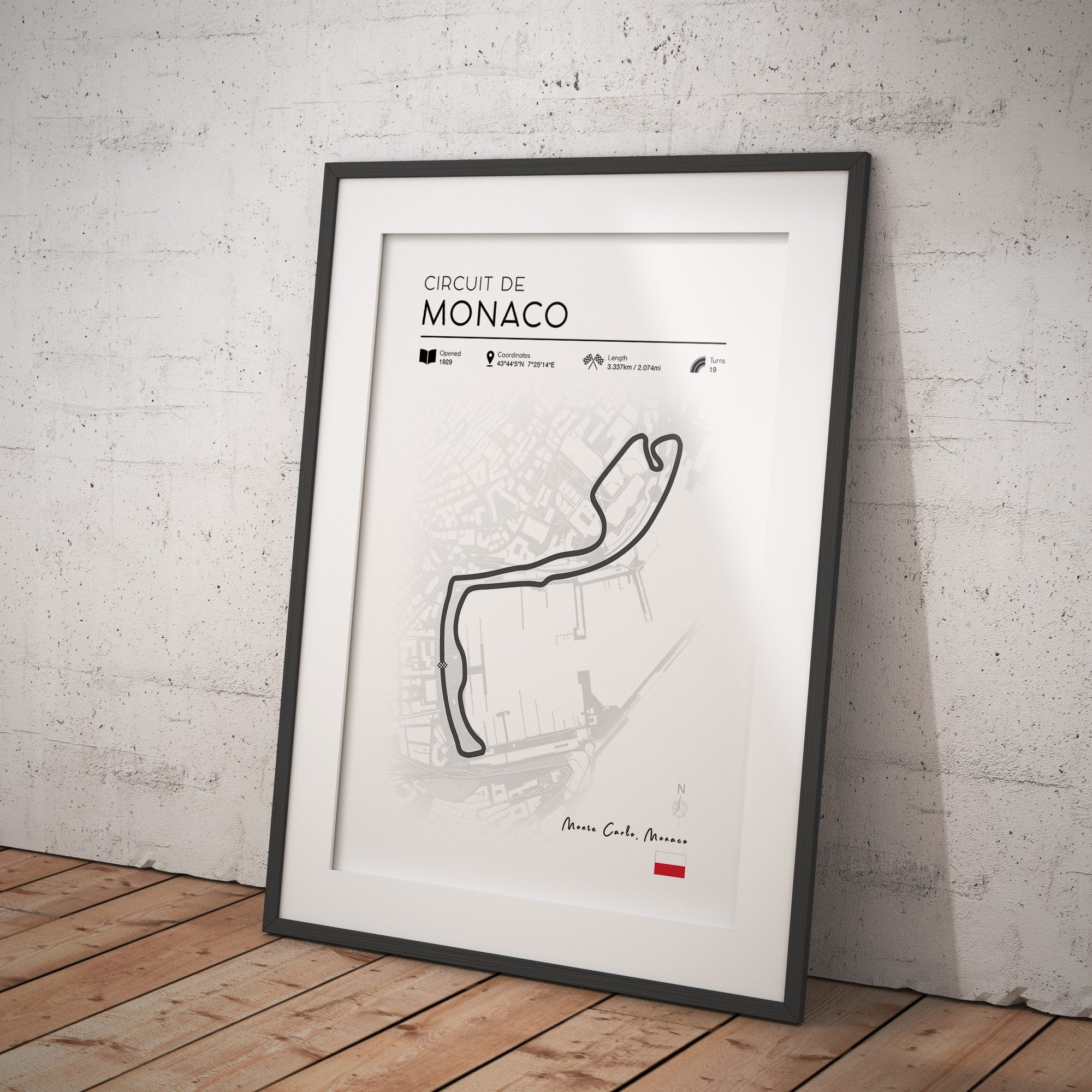 F1 Circuit Map, Circuit de Monaco